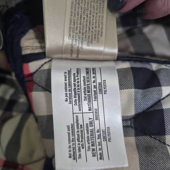 Burberry Mens Unisex 4 Pocket Navy Quilted Puffer Jacket XL-Orginal Dustbag MINT - Picture 15 of 16